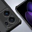 Obal na mobil pre Oppo Reno 13F / Oppo Reno 13FS, AntiDrop Hybrid, čierne