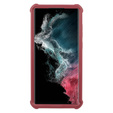 Obrnené puzdro pre Samsung Galaxy S22 Ultra, Dexnor Full Body, červené