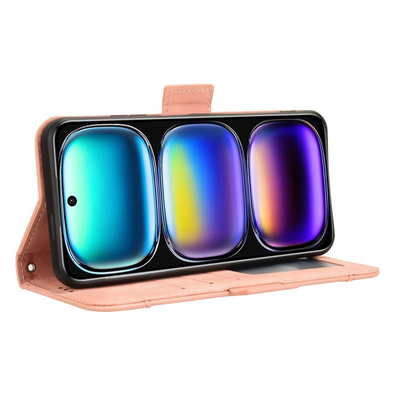 Klapkové puzdro pre Infinix Hot 50i 4G, Card Slot, ružové