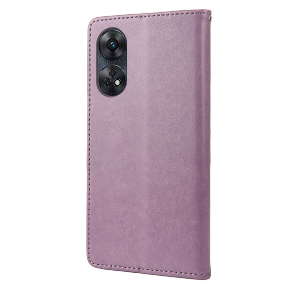 Klapkové puzdro pre Oppo Reno8 T 4G, Mandala Flower, fialové