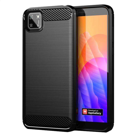 Obal na mobil pre Huawei Y5P, Carbon, čierne
