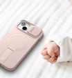 Puzdro pre iPhone 13/14 Suritch Shockproof, Suritch Shockproof, pre MagSafe, ružové