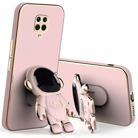 Obal na mobil pre Xiaomi Redmi Note 9 Pro / 9s, Astronaut, ružové rose gold