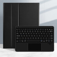 Puzdro + klávesnica iPad Pro 12.9 2022/2021/2020, JIUYU Keyboard, čierne