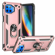 Pancierované obal na mobil pre Motorola Moto G 5G Plus, Nox Case Ring, ružové rose gold