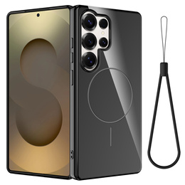 Puzdro pre Samsung Galaxy S25 Ultra, GKK Leather, čierne