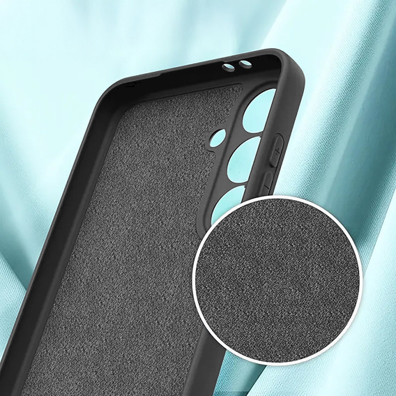 Obal na mobil pre Samsung Galaxy A56 5G, Silicone Lite, čierne
