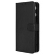 Klapkové puzdro pre Infinix Note 40 Pro, Wallet Smart Magnet, čierne