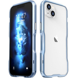 Puzdro LUPHIE pre iPhone 14 Plus, Armor Bumper, modré