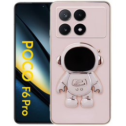 Obal na mobil pre Xiaomi Poco F6 Pro, Astronaut, ružové