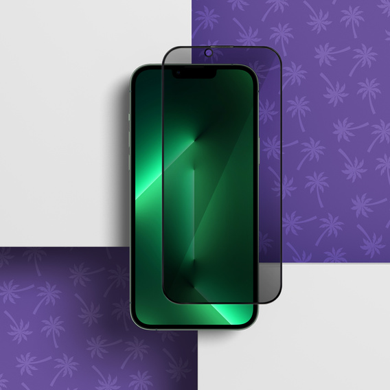 Tmavé sklo na ochranu súkromia Shy Palm pre iPhone 13 Pro Max