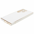 Puzdro pre Samsung Galaxy S24 Ultra, Glamour CamShield, biele