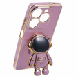 Obal na mobil pre Infinix Hot 40i, Astronaut, fialové