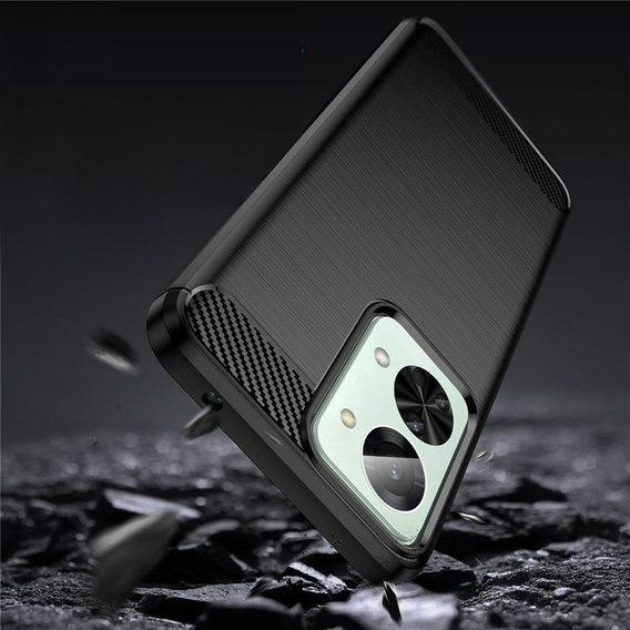 Obal na mobil pre OnePlus Nord 2T 5G, Carbon, čierne
