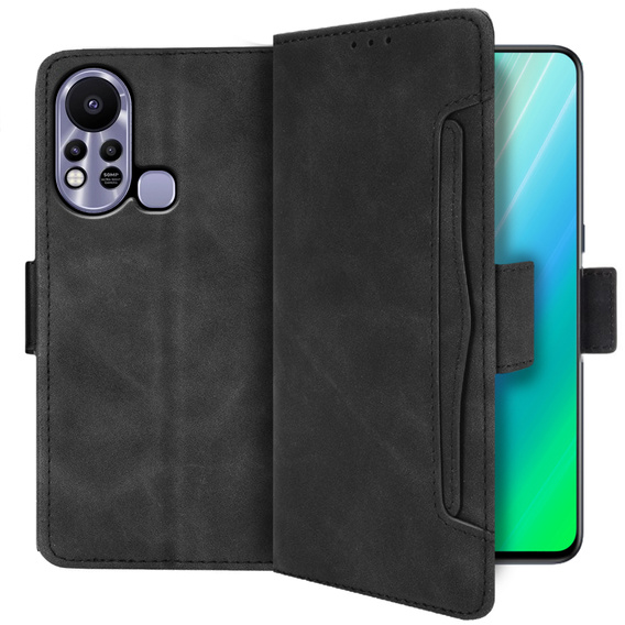 Klapkové puzdro pre Infinix Hot 11s, Card Slot, čierne