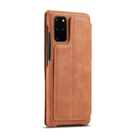 Klapkové puzdro pre Samsung Galaxy S20 FE, LC.IMEEKE, hnedé