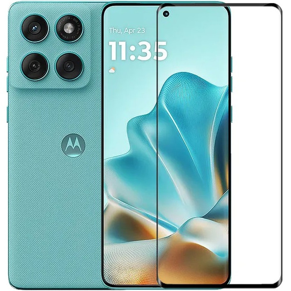 3D tvrdené sklo pre Motorola Edge 60 / 60 Fusion, čierny rám