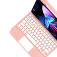 Puzdro + klávesnica iPad Air 10.9 4 2020 / 5 2022, Touchpad, ružové rose gold