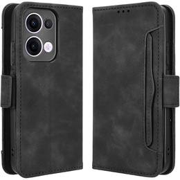 Klapkové puzdro pre Oppo Reno 13, Card Slot, čierne