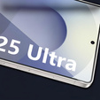 3D tvrdené sklo pre Samsung Galaxy S25 Ultra, čierny rám
