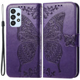 Klapkové puzdro pre Samsung Galaxy A53 5G, Butterfly, fialové