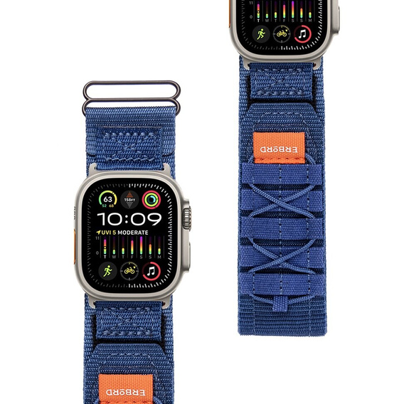 Nylonový remienok ERBORD Runner pre Apple Watch 1/2/3/4/5/6/7/8/9/SE/ULTRA/ULTRA 2 42/44/45/49MM
