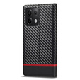 Flipové puzdro pre Xiaomi Redmi Note 13 Pro 4G / Xiaomi Redmi Note 14S / Xiaomi Poco M6 Pro 4G, Carbon LC.IMEEKE, čierne