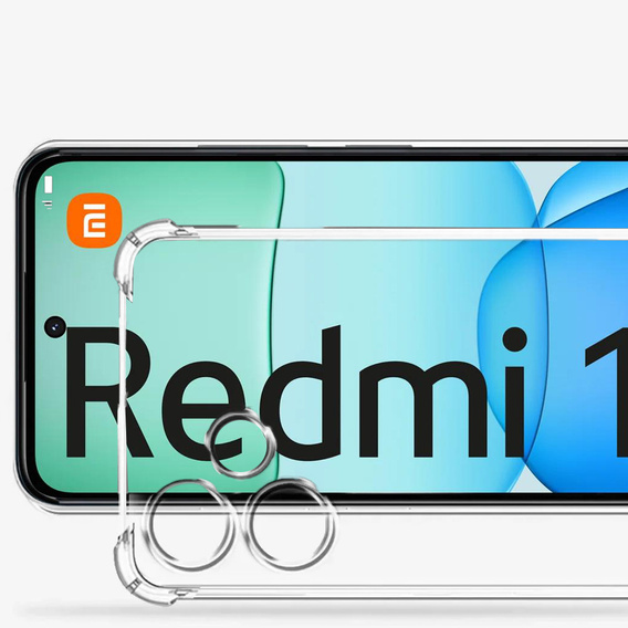 Obal na mobil pre Xiaomi Redmi 13, Dropproof, priehľadné