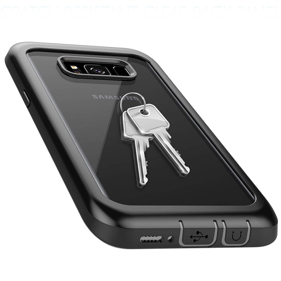 Puzdro pre Samsung Galaxy S8+ Plus, Shockproof, s fóliou, modré