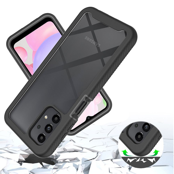Puzdro pre Samsung Galaxy A13 4G, Shockproof, s fóliou, modré
