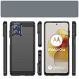 Obal na mobil pre Motorola Moto G73 5G, Carbon, čierne