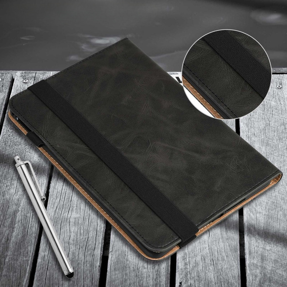 Puzdro pre Lenovo Tab M10 Plus 10.6 Gen 3 TB-125F TB-128F, Classic, s priestorom pre stylus, čierne