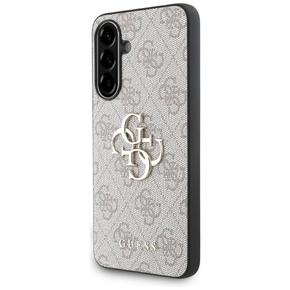 GUESS Obal na mobil pre Samsung Galaxy A56 5G, 4G Big Metal Logo, ružové