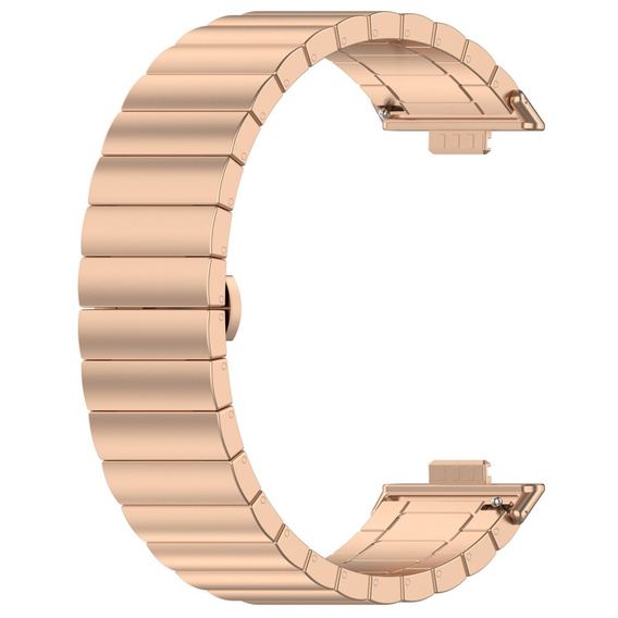 Oceľový náramok pre Huawei Watch Fit 4 / 4 Pro / 3, ružový