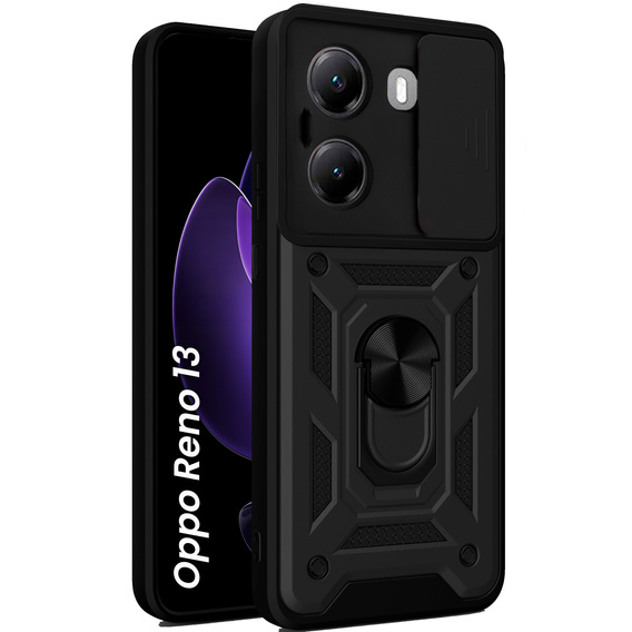 Obal na mobil pre Xiaomi Poco X7 Pro 5G, CamShield Slide, čierne