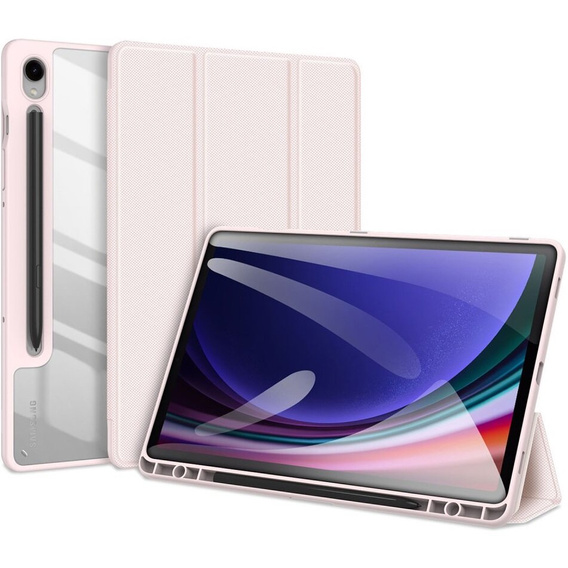 Puzdro pre Samsung Galaxy Tab S10 Lite / S10 FE / S9 FE, Dux Ducis TOBY, ružové