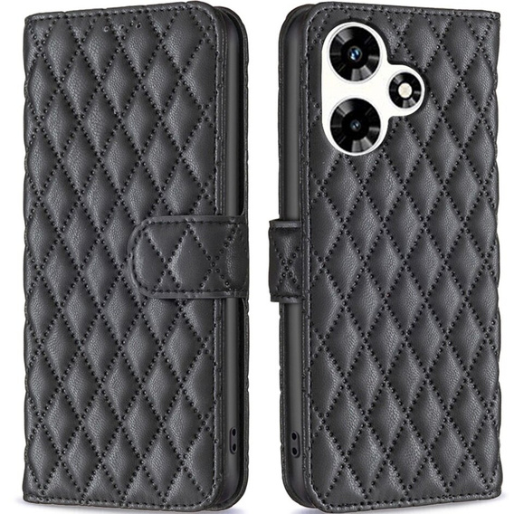 Klapkové puzdro pre Infinix Hot 30, Wallet, BINFEN COLOR, čierne