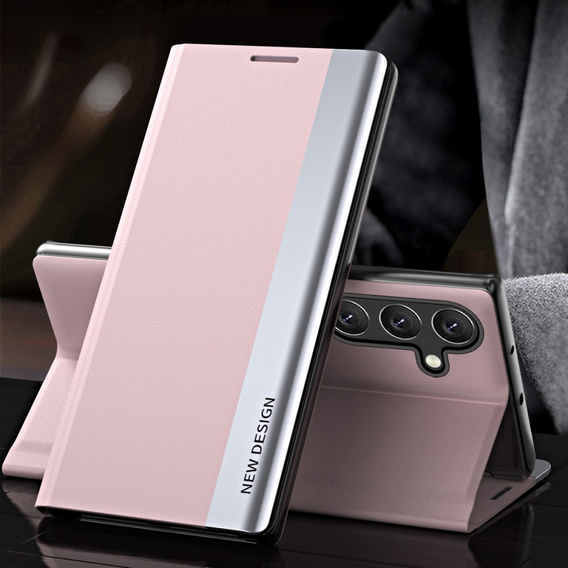 Klapkové puzdro pre Samsung Galaxy A54 5G, Side Magnetic, ružové