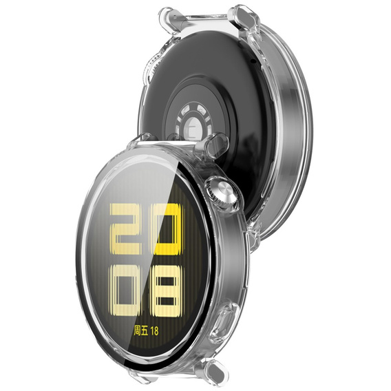 Puzdro 2v1 + tvrdené sklo pre Huawei Watch GT 5 Pro 42mm, priehľadné