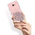 Obal na mobil pre Samsung Galaxy J4 Plus, Glittery, ružové