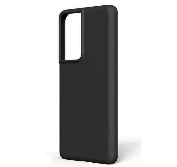 Obal na mobil pre Samsung Galaxy S21 Ultra, Silicone Lite, čierne