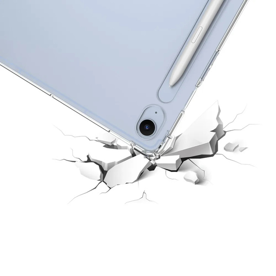 Puzdro pre Samsung Galaxy Tab S10 FE+ Plus, silikónové, priehľadné