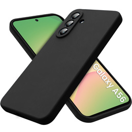 Obal na mobil pre Samsung Galaxy A56 5G, Silicone Lite, čierne
