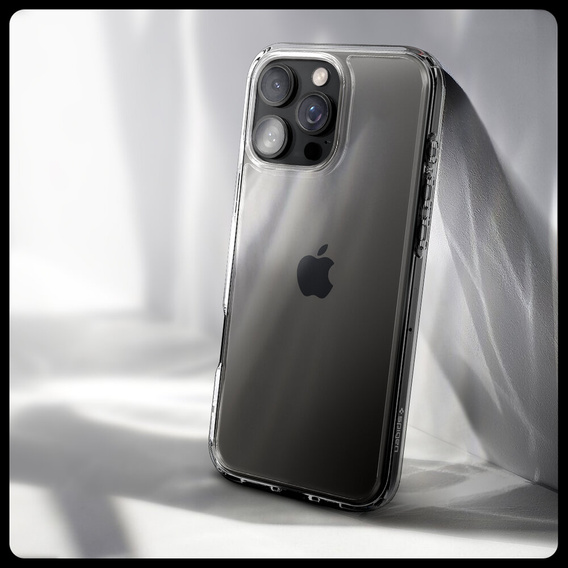 Puzdro Spigen pre iPhone 16 Pro Max, Ultra Hybrid, priehľadné + tvrdené sklo 9H