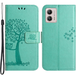 Klapkové puzdro pre Motorola Moto G53 / G23 / G13, tree, zelený