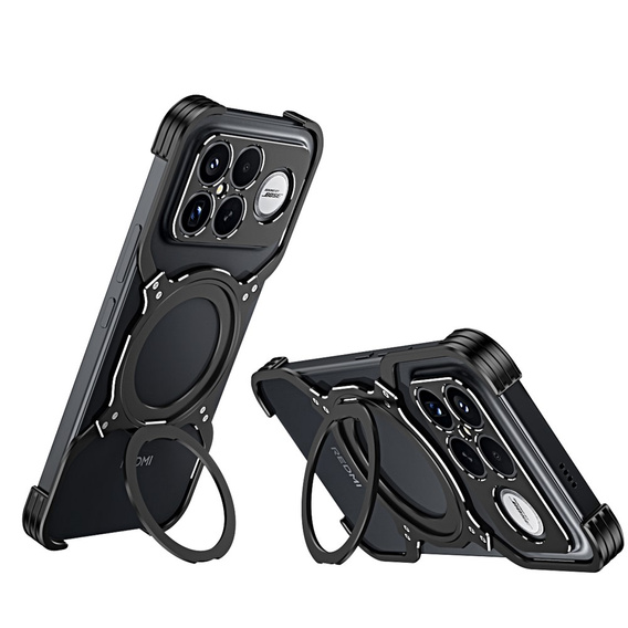 Kovové puzdro s magnetom a stojanom pre Xiaomi Poco F8 Ultra