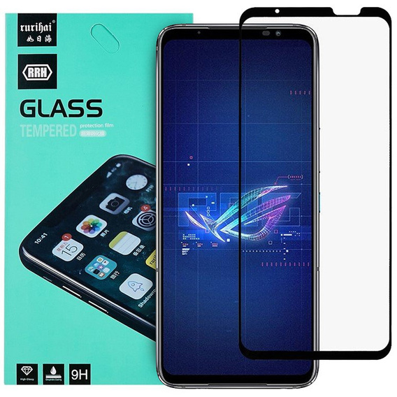 RURIHAI 3D celoobrazovkové tvrdené sklo pre Asus ROG Phone 6 5G