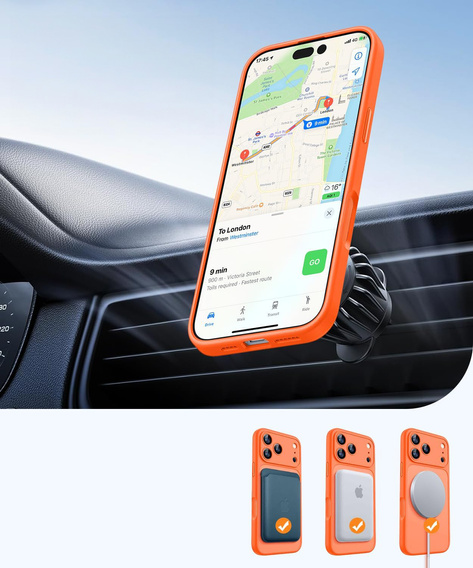 Magnetické puzdro s integrovaným sklom fotoaparátu pre iPhone 17 Pro