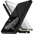 Puzdro pre Xiaomi 15 Ultra, Magnetic Dual Glass, čierne