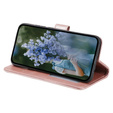 Klapkové puzdro pre Oppo A17, Mandala, ružové rose gold